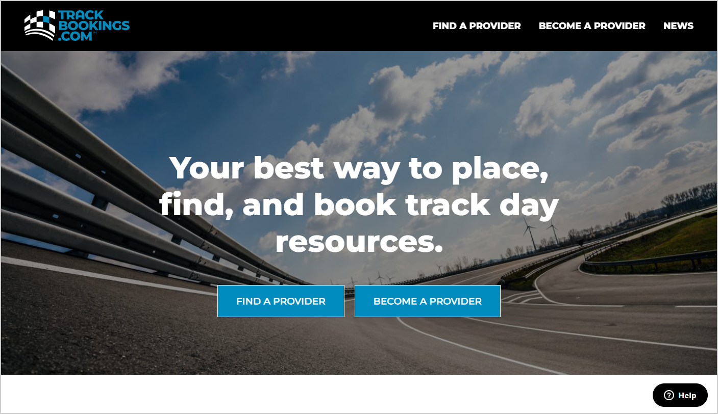 Track Bookings Homepage
